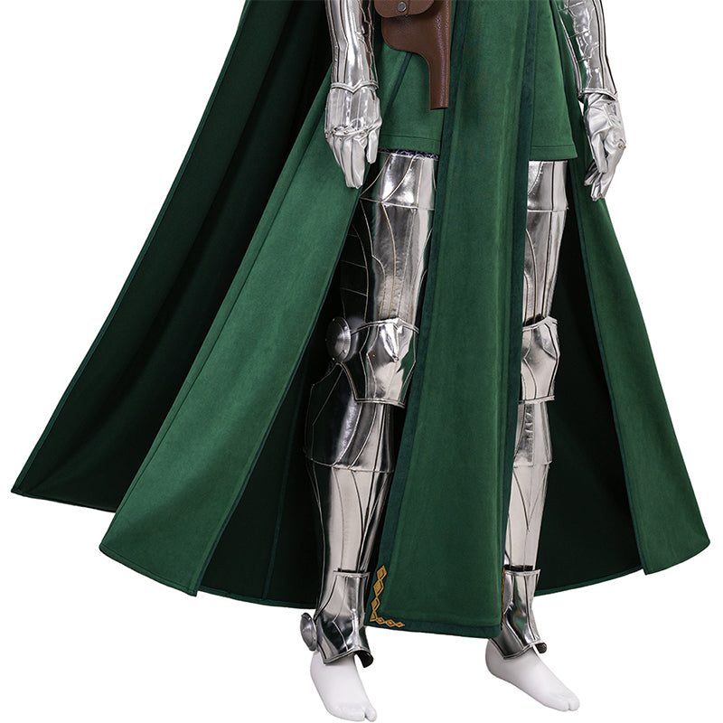 Doctor Doom Female's Cosplay Costume With Mask Dr. Victor von Doom Outfit ACcosplay