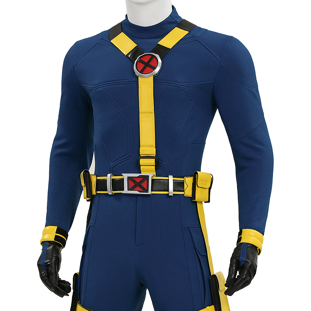 Avengers Doomsday Cyclops Scott Summers Cosplay Costume Halloween Suit Accosplay