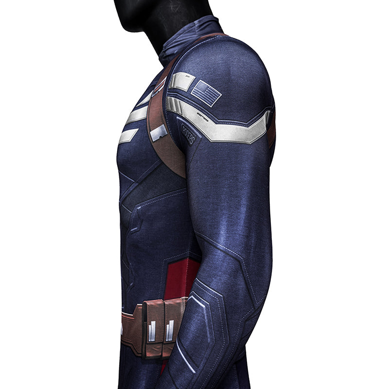 The Winter Soldier Stealth Captain America Cosplay Costume Jumpsuit Outfit ACcosplay