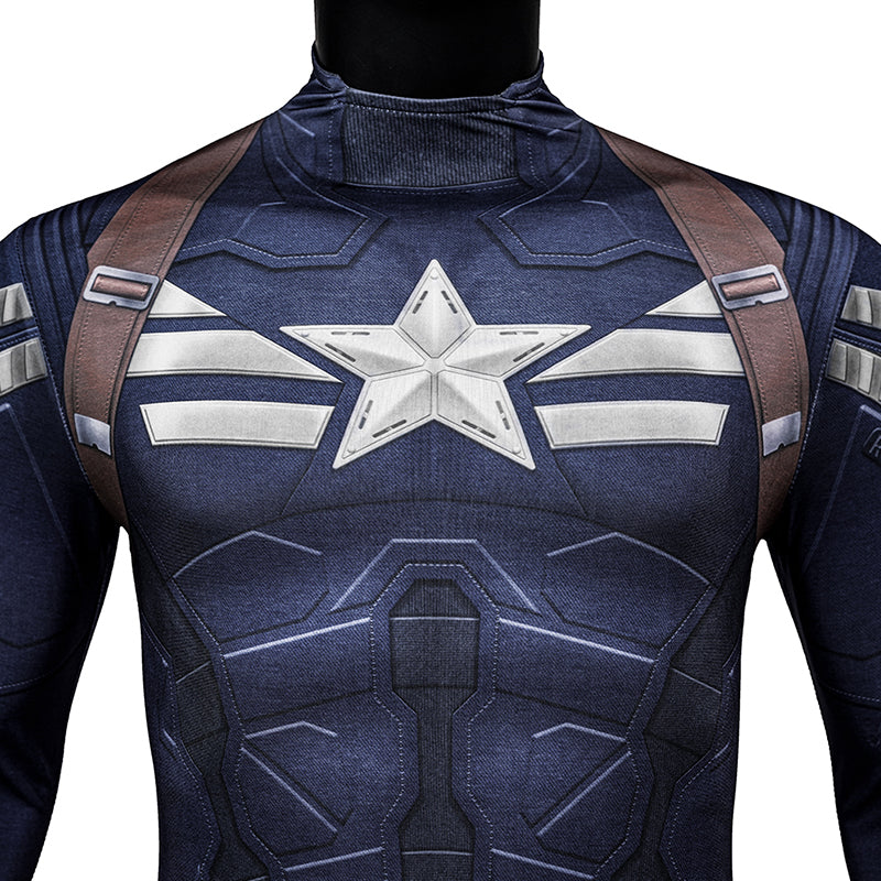 The Winter Soldier Stealth Captain America Cosplay Costume Jumpsuit Outfit ACcosplay