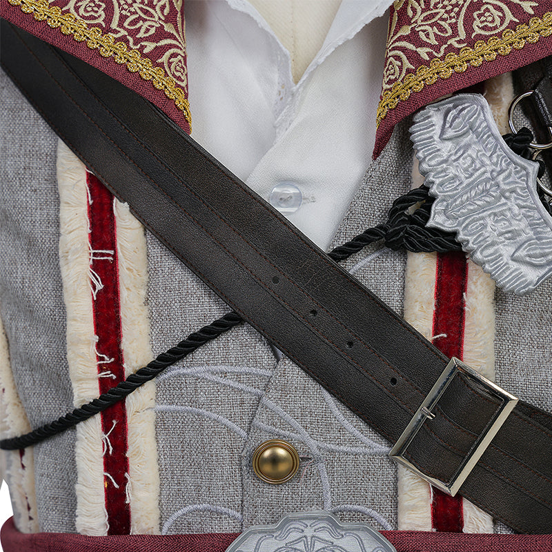 Assassin's Creed Ezio Auditore Cosplay Costume Halloween Outfit ACcosplay