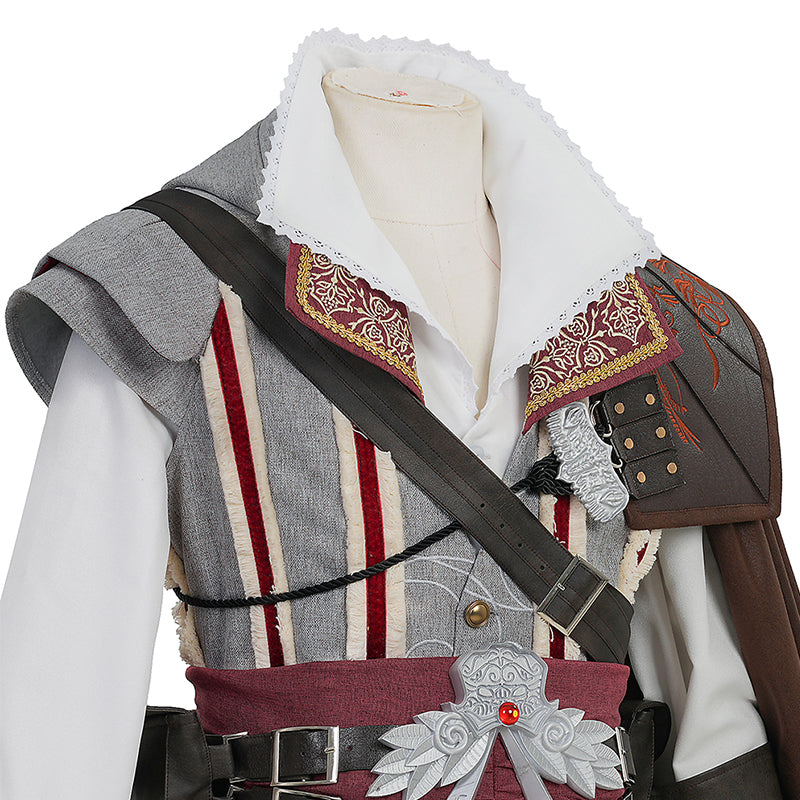 Assassin's Creed Ezio Auditore Cosplay Costume Halloween Outfit ACcosplay