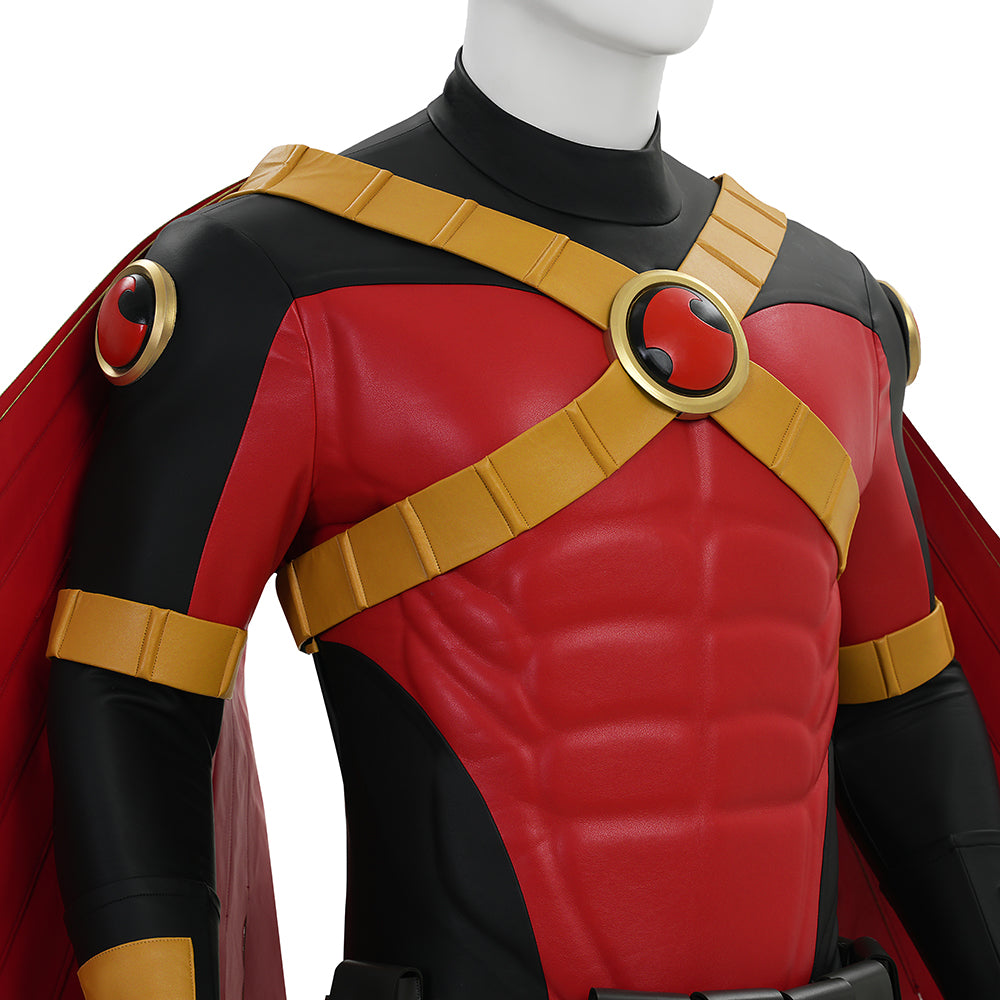Robin War Red Robin Tim Drake Cosplay Costume Halloween Outfit ACcosplay