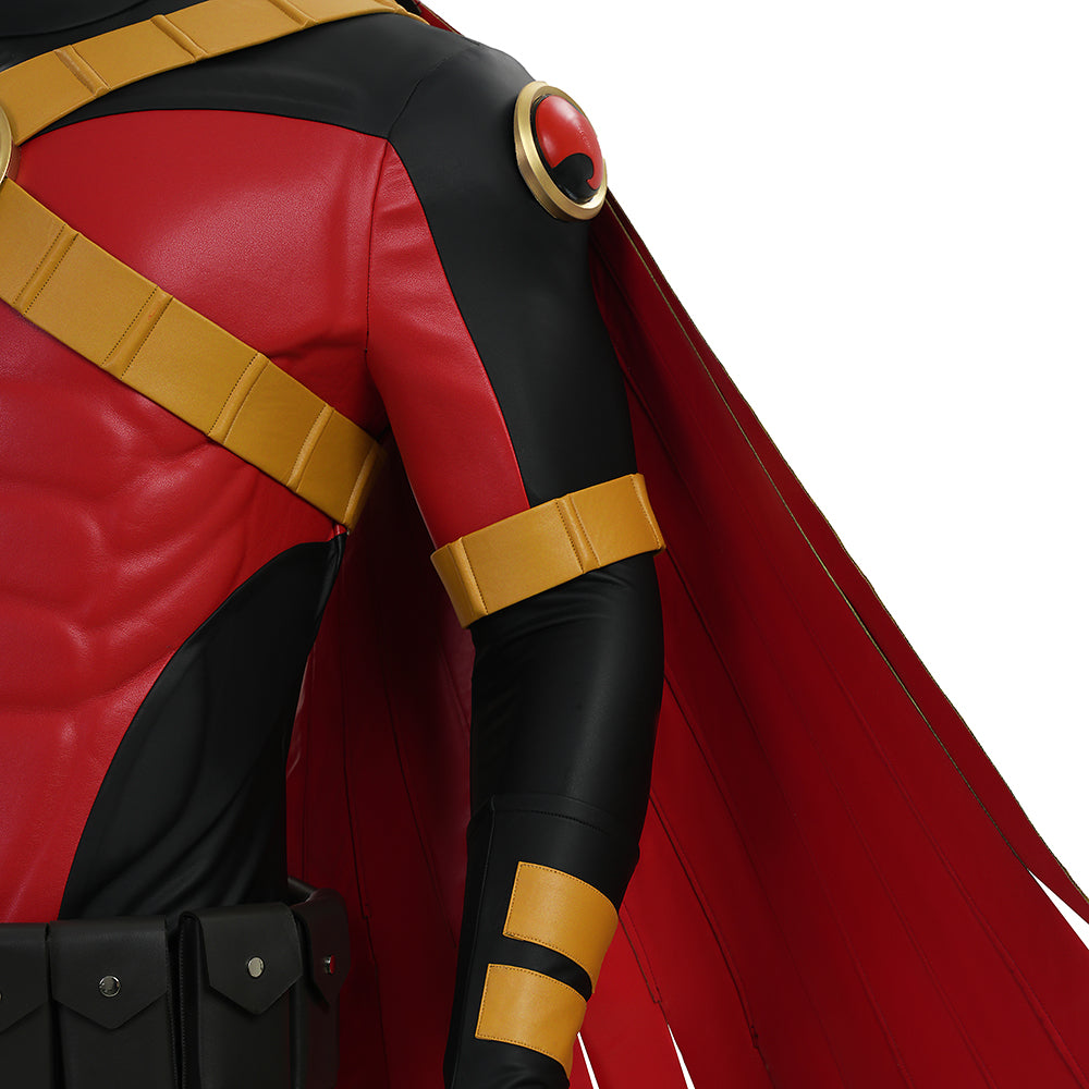 Robin War Red Robin Tim Drake Cosplay Costume Halloween Outfit ACcosplay