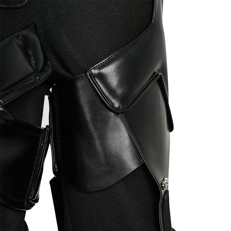 Nightwing Cosplay Arkham Knight Nightwing Cosplay Costume Nightwing Black Leather Suit