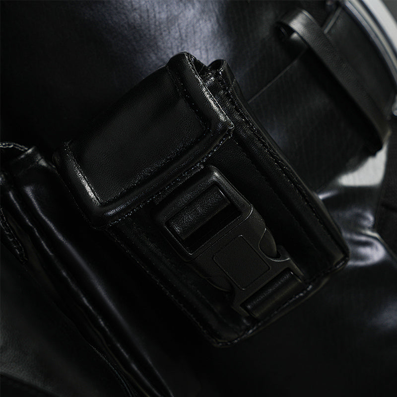 Nightwing Cosplay Arkham Knight Nightwing Cosplay Costume Nightwing Black Leather Suit