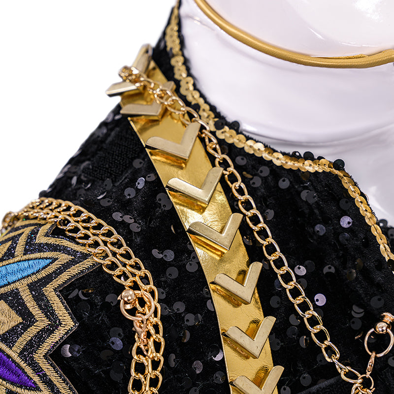 Kpop Demon Hunters Rumi Golden Black Performance Dance Outfit Ver2 ACcosplay
