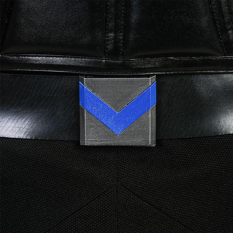 Nightwing Cosplay Arkham Knight Nightwing Cosplay Costume Nightwing Black Leather Suit
