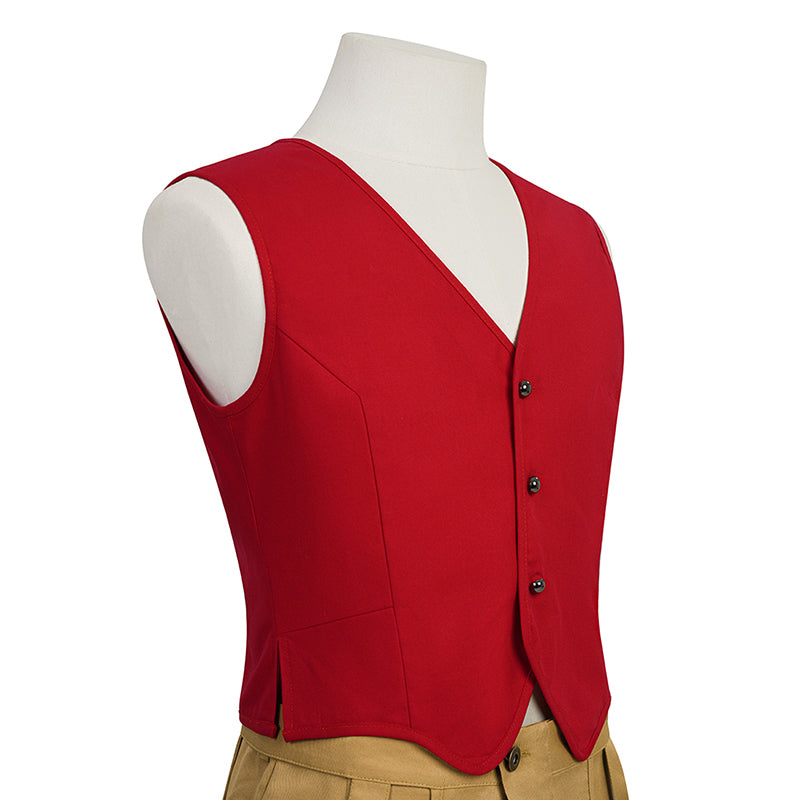 One Piece Live-Action Season 2 Luffy Cosplay Costume Halloween Carnival Suit ACcosplay