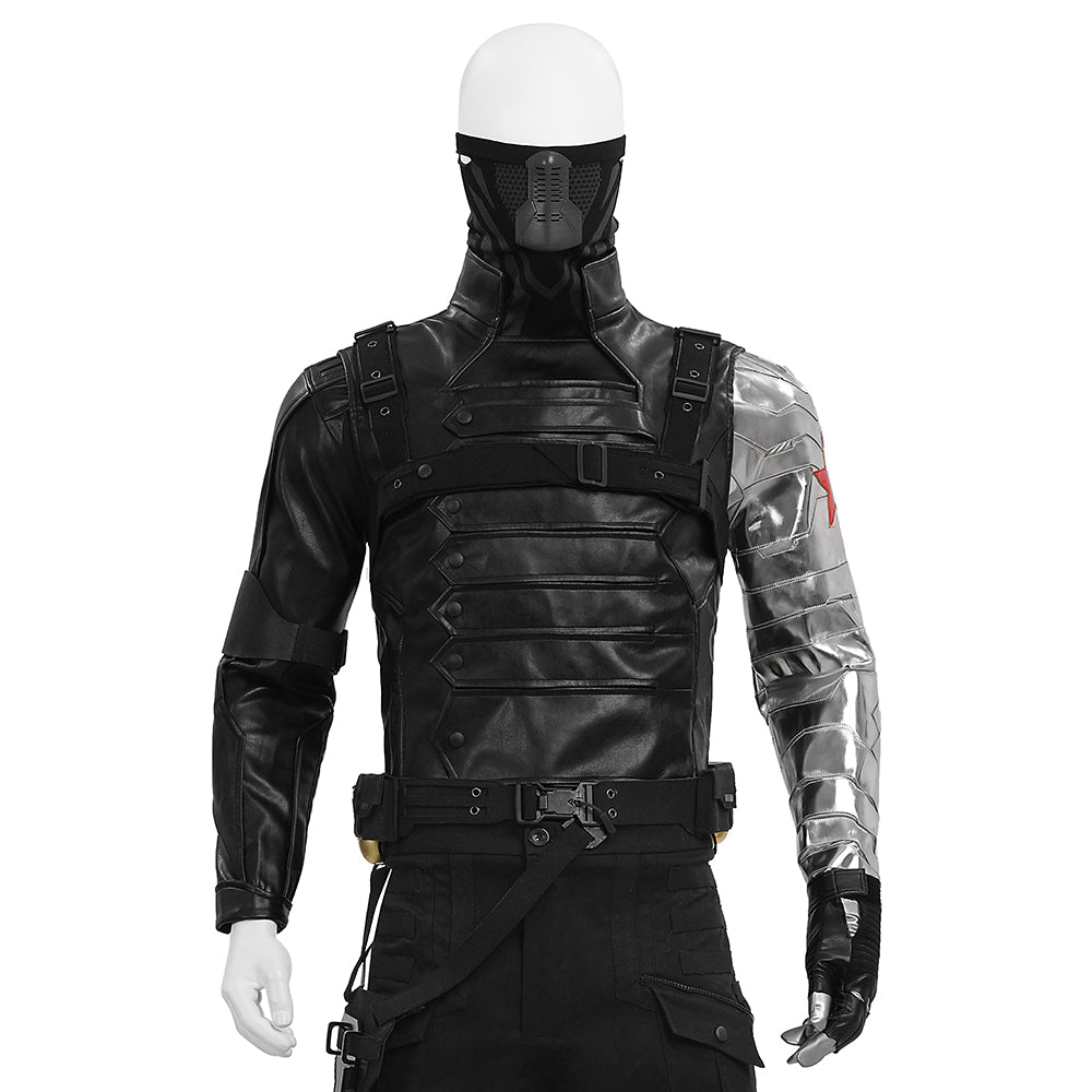 The Winter Soldier Cosplay Costume Captain America 2 Cosplay Halloween Outfit ACcosplay