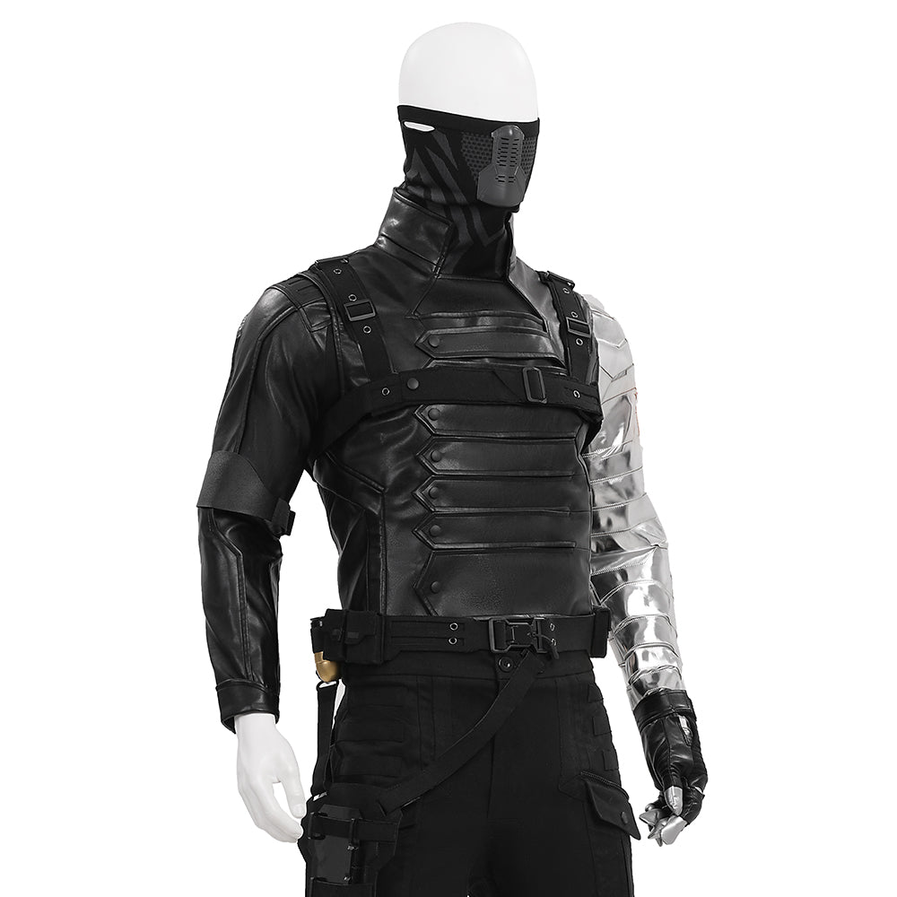 The Winter Soldier Cosplay Costume Captain America 2 Cosplay Halloween Outfit ACcosplay