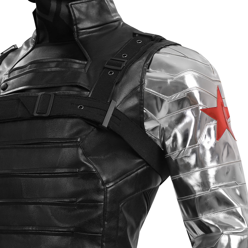 The Winter Soldier Cosplay Costume Captain America 2 Cosplay Halloween Outfit ACcosplay