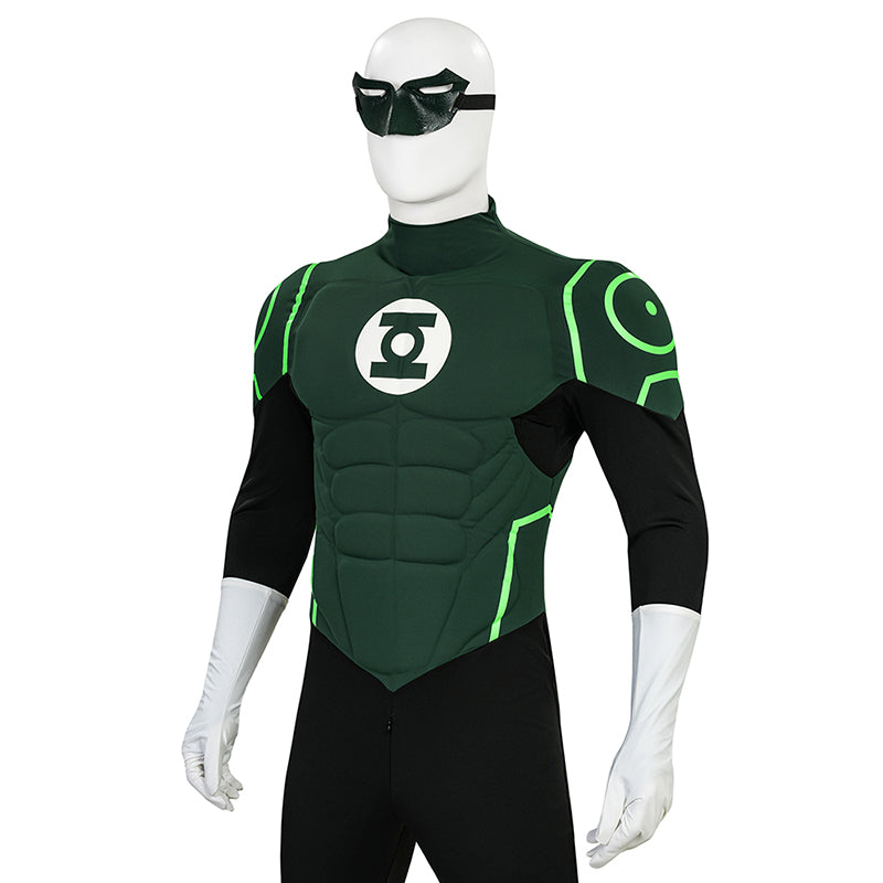 Superman Green Lantern Hal Jordan Justice League Lantern Green Cosplay Costume ACcosplay