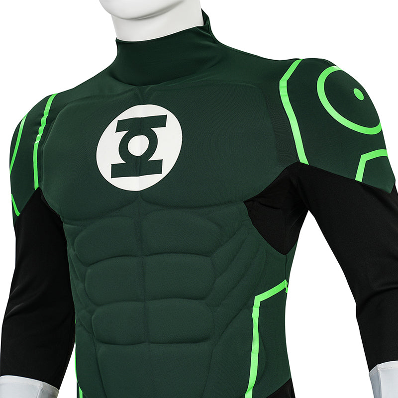 Superman Green Lantern Hal Jordan Justice League Lantern Green Cosplay Costume ACcosplay