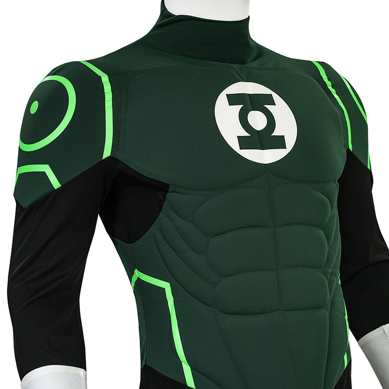 Superman Green Lantern Hal Jordan Justice League Lantern Green Cosplay Costume ACcosplay