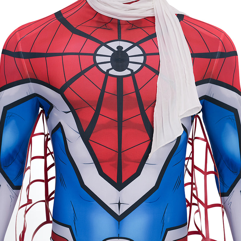 Japanese TV Spider Man Supaidaman Cosplay Costume Toe Spider Man Battle Suit ACcosplay