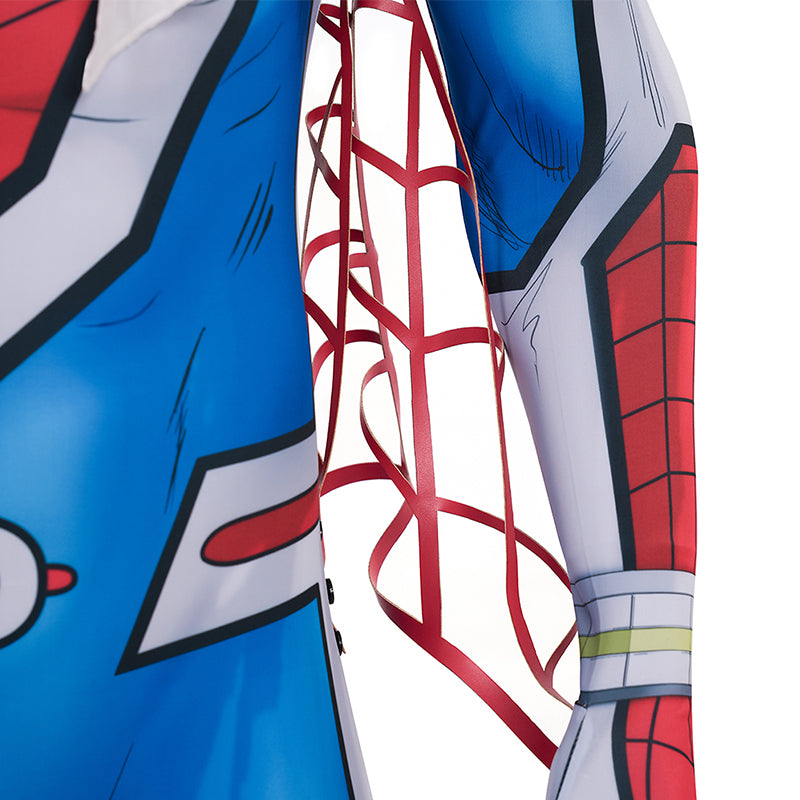 Japanese TV Spider Man Supaidaman Cosplay Costume Toe Spider Man Battle Suit ACcosplay