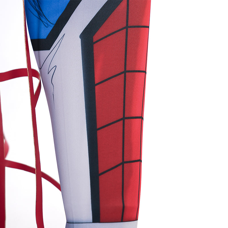 Japanese TV Spider Man Supaidaman Cosplay Costume Toe Spider Man Battle Suit ACcosplay
