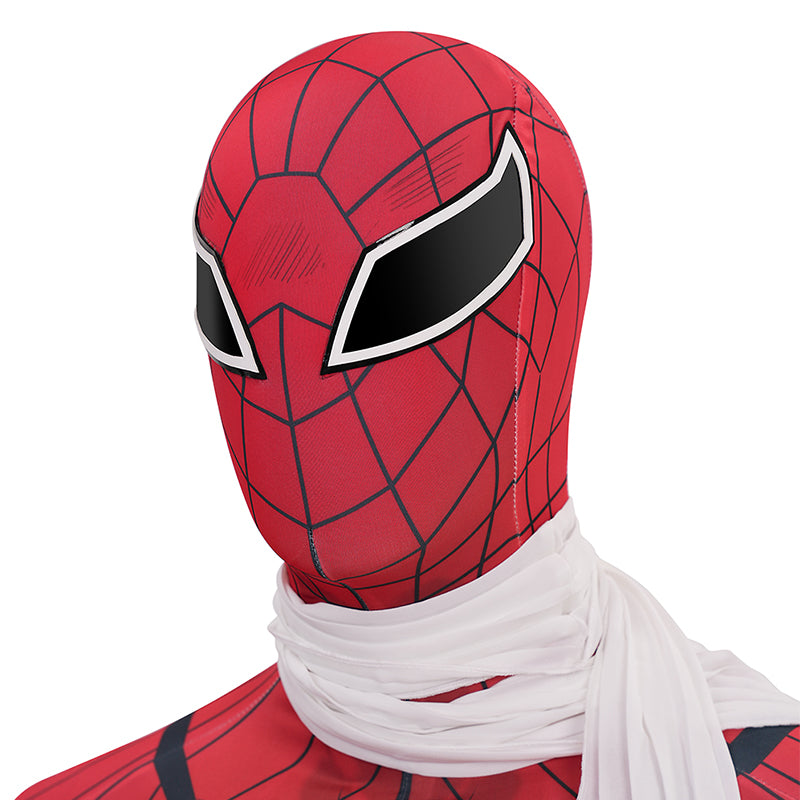 Japanese TV Spider Man Supaidaman Cosplay Costume Toe Spider Man Battle Suit ACcosplay