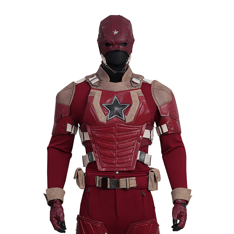 Thunderbolts Red Guardian Cosplay Costume Halloween Outfit Version 2 ACcosplay