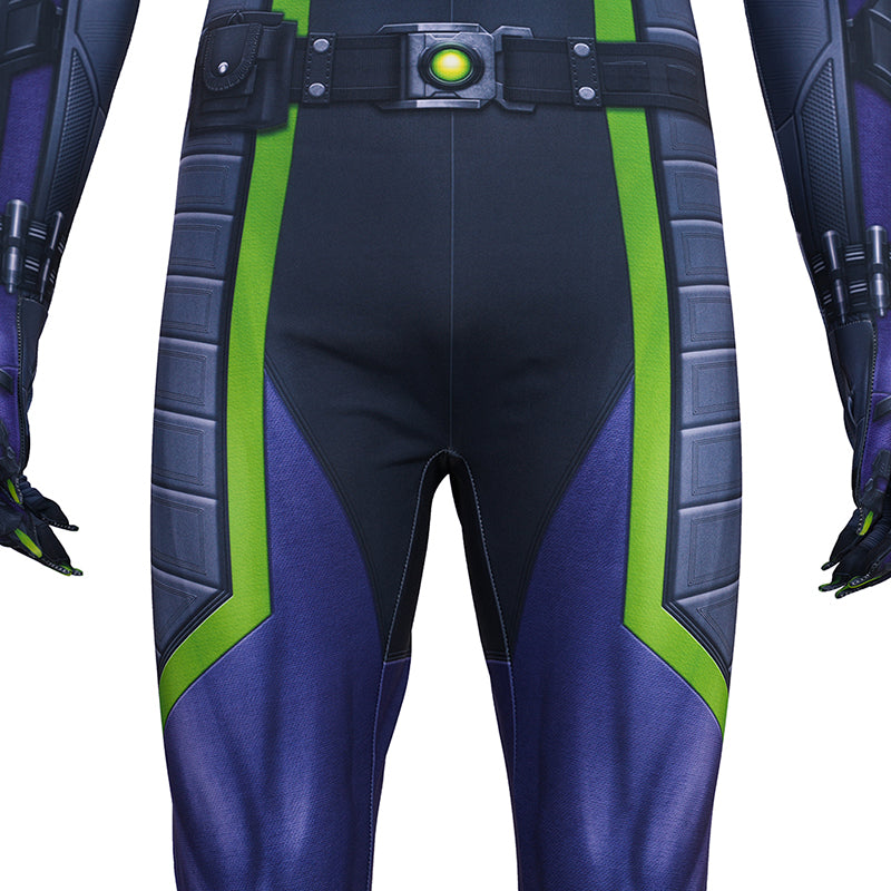 Spider-Man 2 Miles Morales Cosplay Costume Purple Reign Suit Jumpsuit ACcosplay