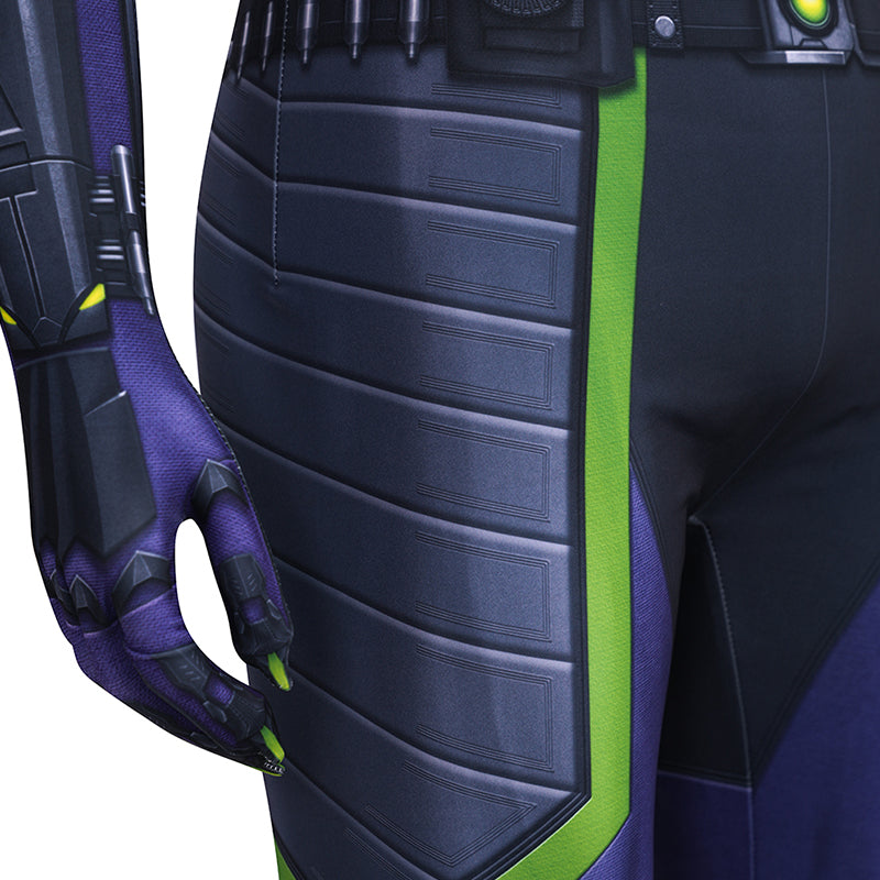 Spider-Man 2 Miles Morales Cosplay Costume Purple Reign Suit Jumpsuit ACcosplay