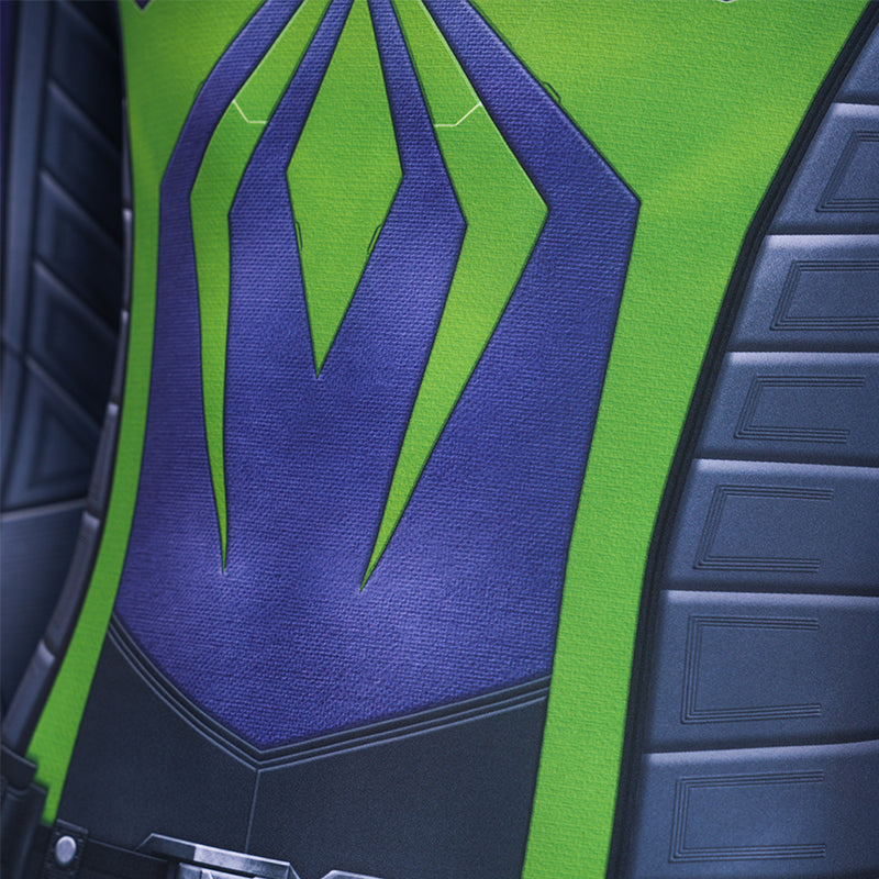 Spider-Man 2 Miles Morales Cosplay Costume Purple Reign Suit Jumpsuit ACcosplay