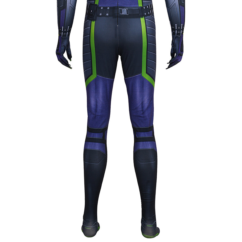 Spider-Man 2 Miles Morales Cosplay Costume Purple Reign Suit Jumpsuit ACcosplay