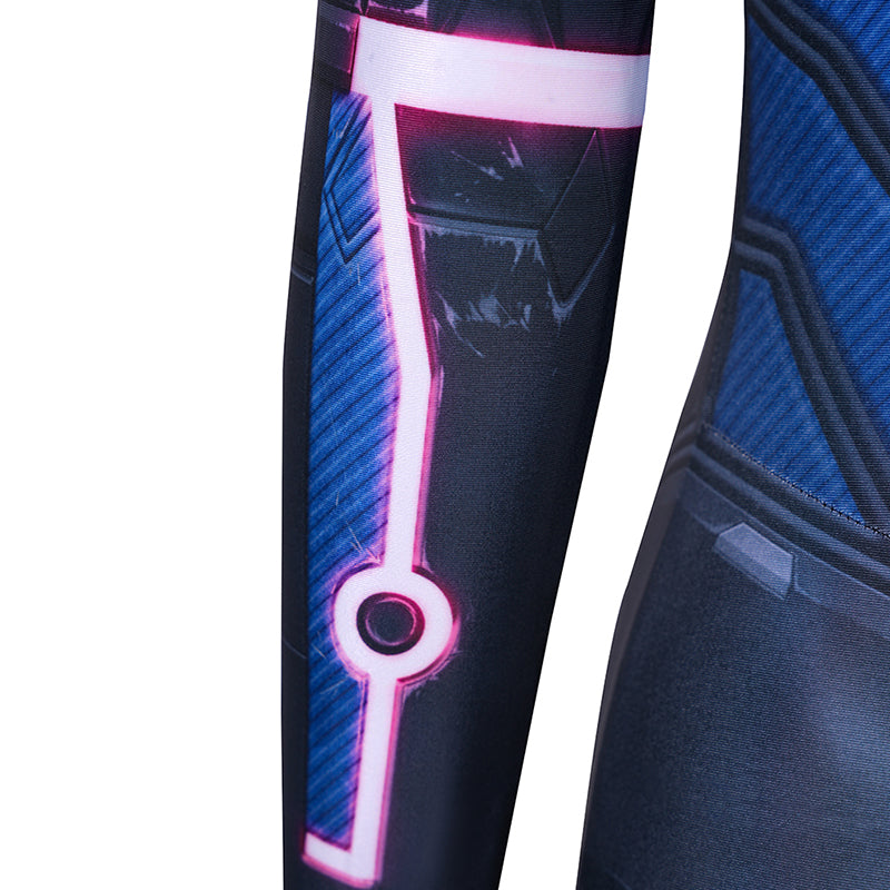 Split Fiction Mio Cosplay Costume Purple Jumpsuit Halloween Outfit ACcosplay