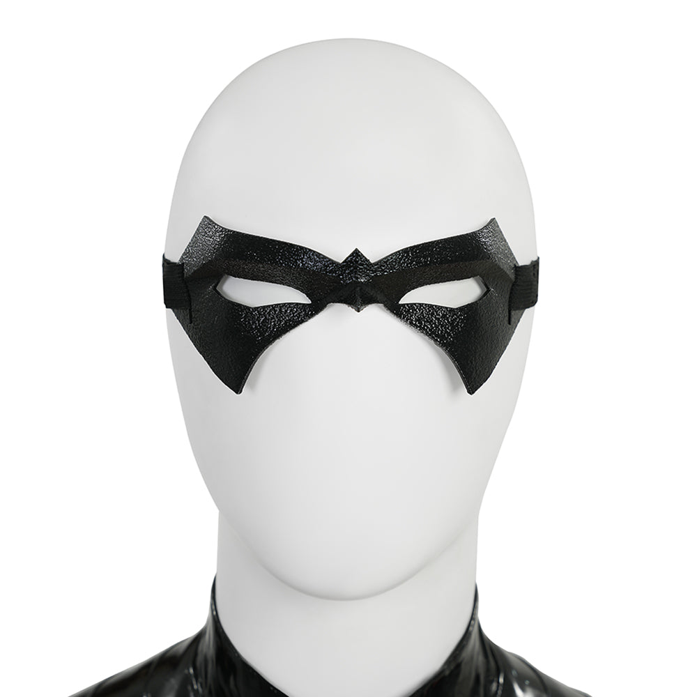 The New 52 Nightwing Dick Grayson Cosplay Costume Red Leather Halloween Outfit ACcosplay