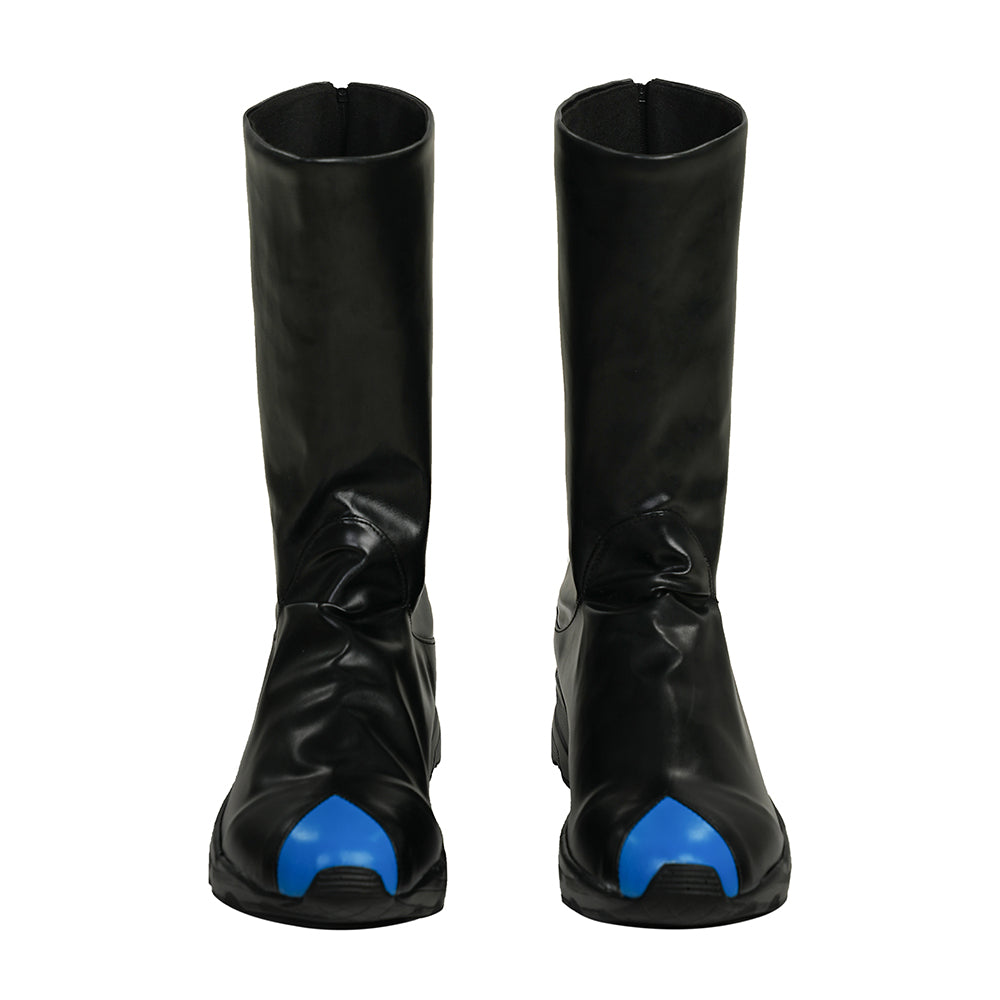 Comic Nightwing Dick Grayson Cosplay Costume Blue Dick Leather Suit ACcosplay