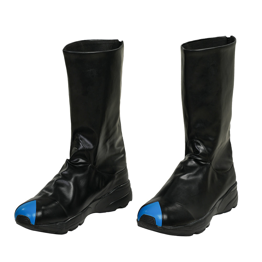 Comic Nightwing Dick Grayson Cosplay Costume Blue Dick Leather Suit ACcosplay