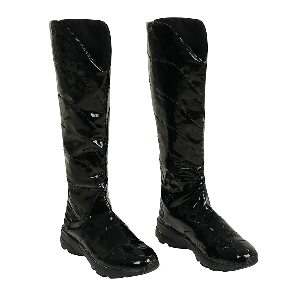 The New 52 Nightwing Dick Grayson Cosplay Costume Red Leather Halloween Outfit ACcosplay