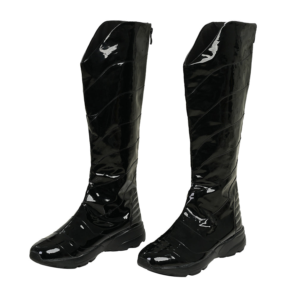 The New 52 Nightwing Dick Grayson Cosplay Costume Red Leather Halloween Outfit ACcosplay