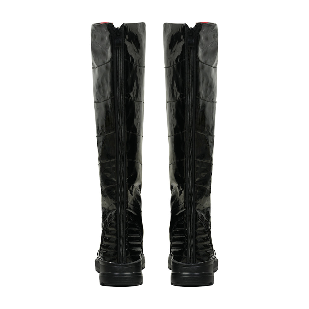 The New 52 Nightwing Dick Grayson Cosplay Costume Red Leather Halloween Outfit ACcosplay