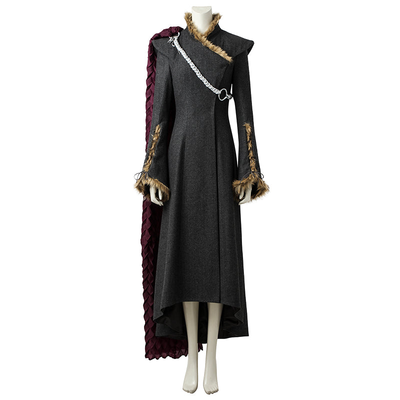 Mother of Dragon Daenerys Targaryen Dress Cosplay Halloween Costume Outfits