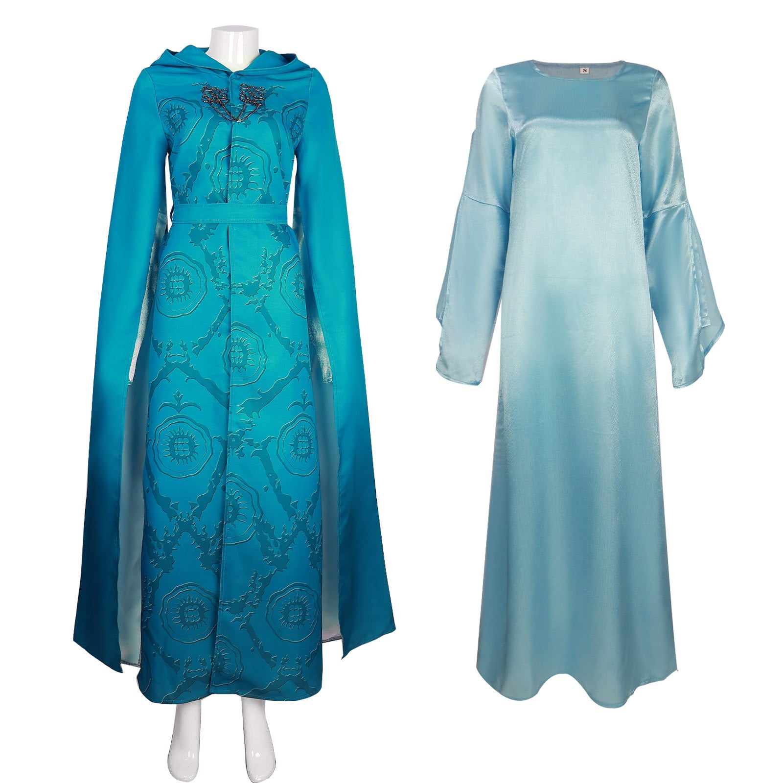 Daenerys Targaryen Game of Throne Princess Dress Halloween Cosplay Costume, L / Woman Daenerys Targaryen Game of Throne Princess Dress Halloween Cosplay Costume, L / Woman