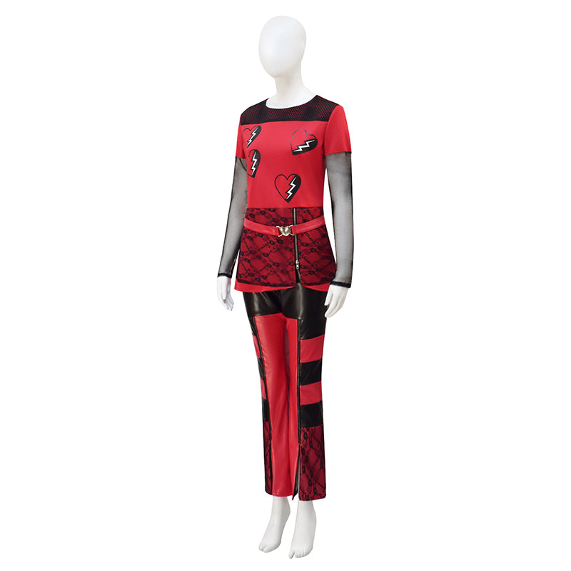 Descendants: The Rise of Red Cosplay Costume Queen of Hearts Halloween Suit