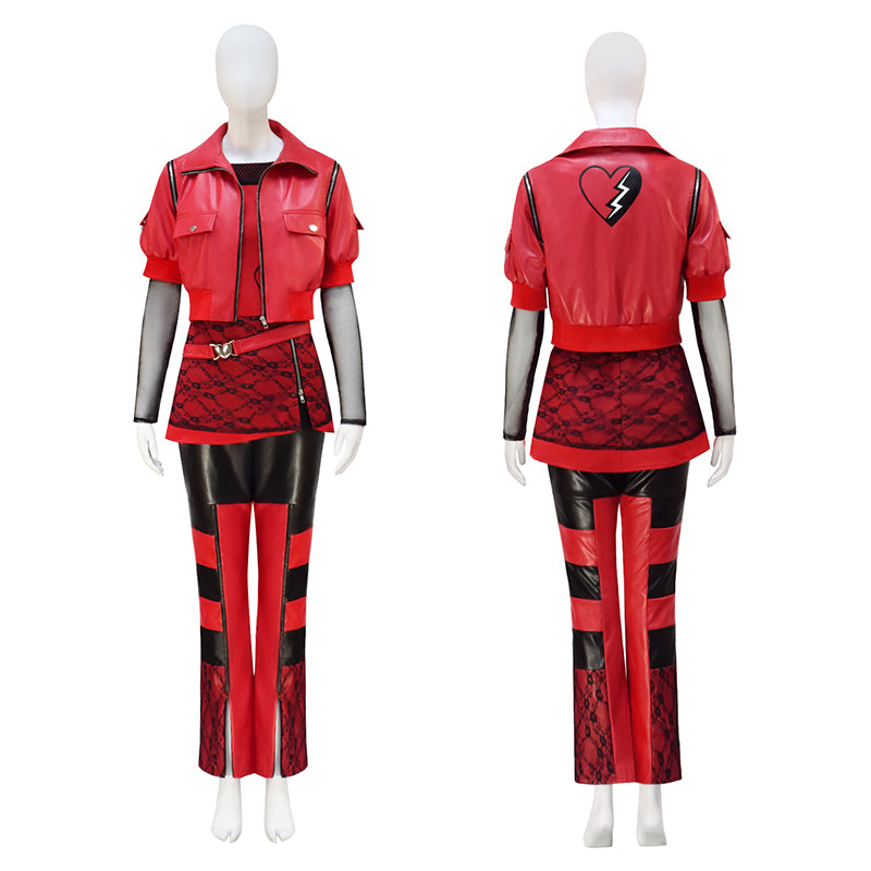 Descendants: The Rise of Red Cosplay Costume Queen of Hearts Halloween Suit