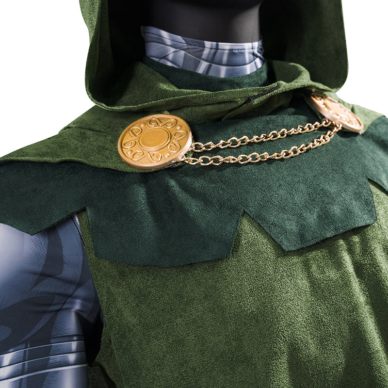 Doctor Doom Cosplay Costume Classic Dr. Doom Comic Halloween Suit ACcosplay