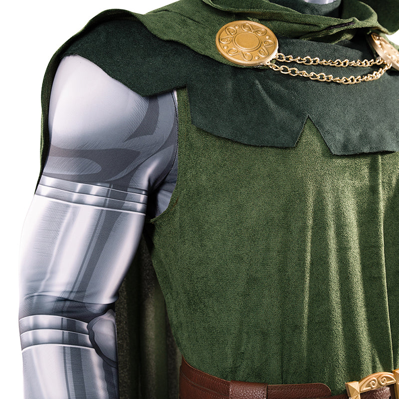 Doctor Doom Cosplay Costume Classic Dr. Doom Comic Halloween Suit ACcosplay