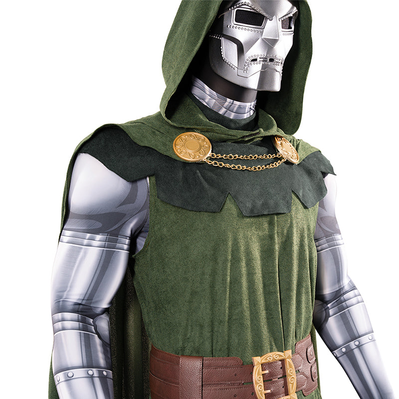 Doctor Doom Cosplay Costume Classic Dr. Doom Comic Halloween Suit ACcosplay