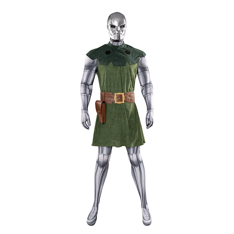 Doctor Doom Cosplay Costume Classic Dr. Doom Comic Halloween Suit ACcosplay