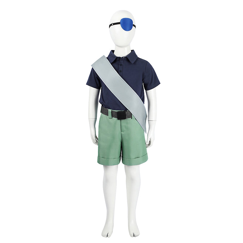 Elio The Earth Envoy Navy Fullset Kids Cosplay Costume Halloween Outfit ACcosplay