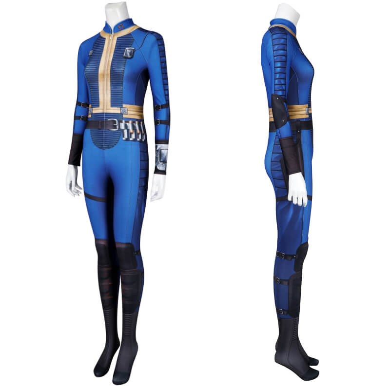 Fallout Onesie Fallout Lucy Cosplay Jumpsuit 33 Vault Suit Female ACcosplay