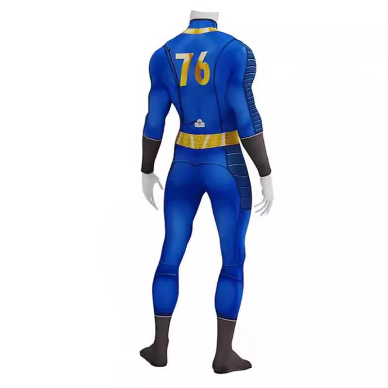 Fallout TV Vault 111 Dweller Blue Jumpsuit 76 Dweller Blue Jumpsuit Halloween Suit ACcosplay