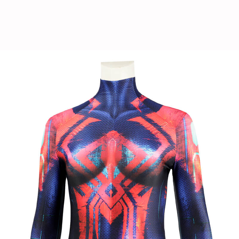 2099 Spiderman Across The Spider-Verse Jumpsuit Spandex 3D Suit Cosplay  Costume