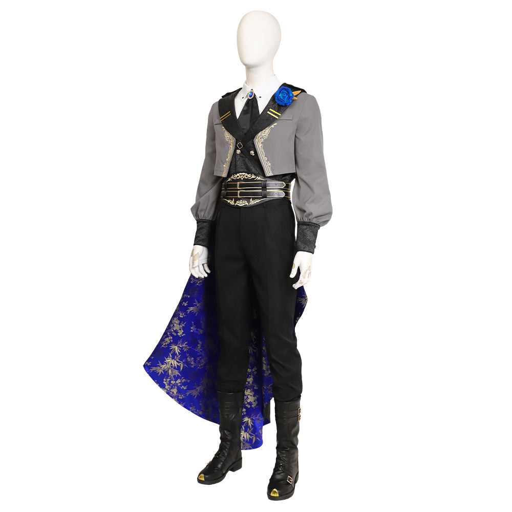 Final Fantasy Blue Rose Night of Thorns Sephiroth Costume Who Cosplay Suit Tennant Outfit ACcosplay