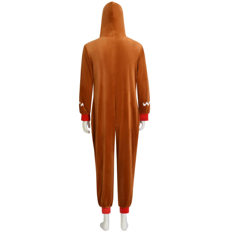Gingerbread Costume Suit Adult Christmas Gingerbread Man Outfit Gingerbread Suit Kids