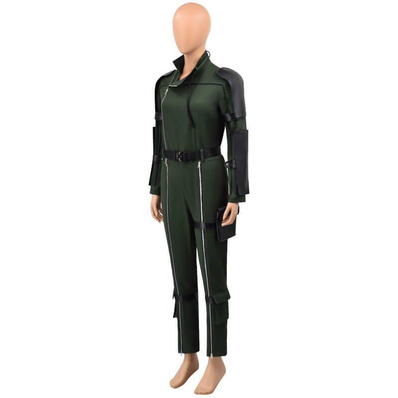 Ilene Andrews Olive Green Jumpsuit Kong The New Empire Cosplay Jumpsuit